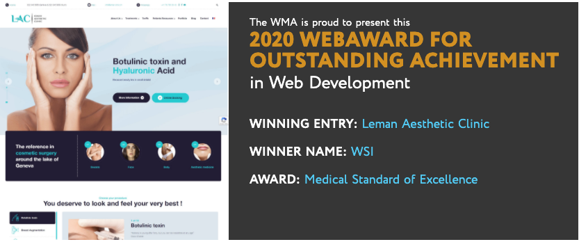 WSI Receives 2020 WEBAWARD FOR OUTSTANDING ACHIEVEMENT at the WMA WebAwards 2020