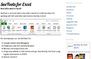 SEO Tools for Excel